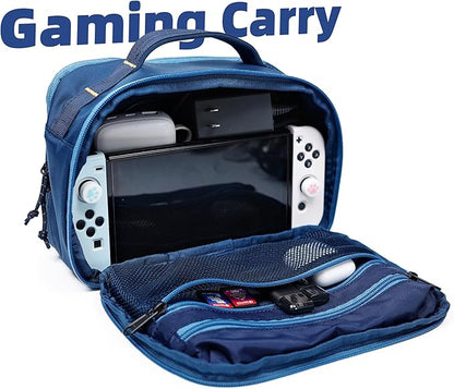 Accessories Bag & Tech Pouch | Organizer for Cables, Electronics & Everyday Essentials, Water-Repellent, Dual-Sided Padded