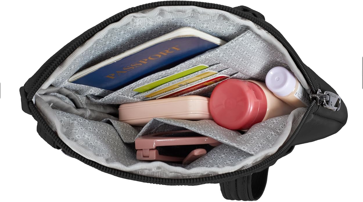 Travelon Anti-Theft Runways Slim Assymetric Crossbody