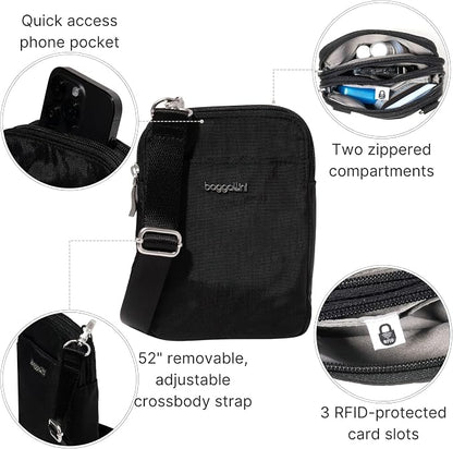 Baggallini Women's Modern Take Two Rfid Crossbody