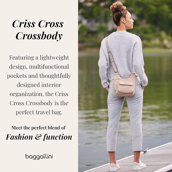 Baggallini Women Criss Cross Crossbody Bag