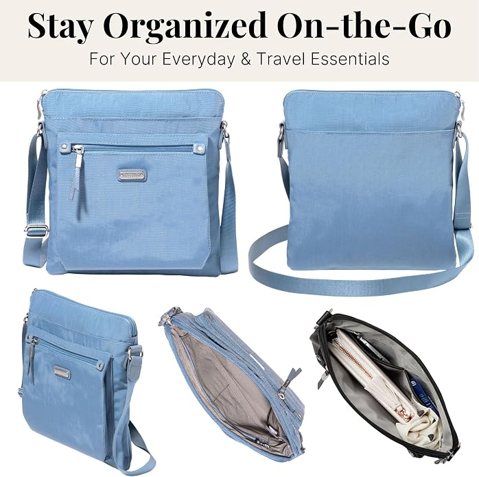 Baggallini womens Go Bagg With Rfid Phone Wristlet