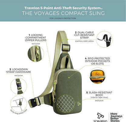 Travelon Anti-Theft The Voyages Compact Sling