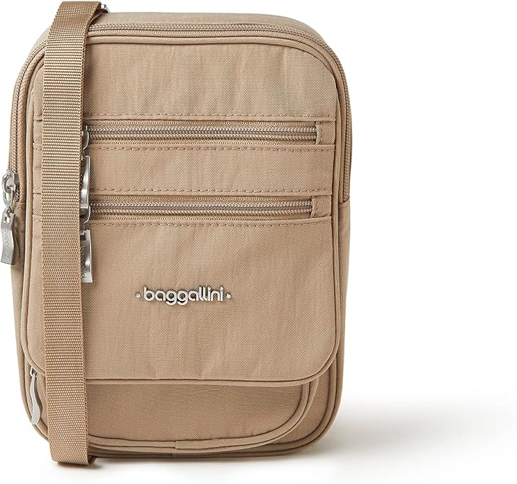 Baggallini Journey Crossbody Bags for Women 9x6 Small Lightweight Travel Handbag W/RFID