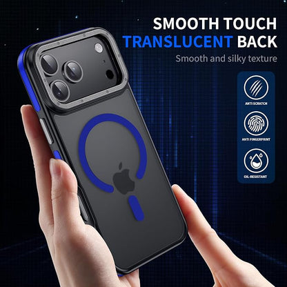 Strong Magnetic for iPhone 17 Pro case with Camera Lens Protector [10Ft Military-Grade Protection] Compatible with MagSafe Shockproof Slim Thin Cover case for iPhone 17 Pro 6.3 inch, Blue