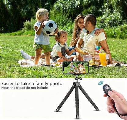 Cellphone Remote Shutter for Smartphones and Tablets, AOQIYUE Wireless Camera Remote Control Compatible with iPhone/Android Cellphone Wrist Strap Included (Black-Pink-Purple)