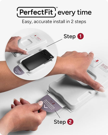 ZAGG Glass Elite Samsung Galaxy Z Fold8 Ultra Screen Protector | Front Screen, 5x Stronger Tempered Glass, Fingerprint Scanner Compatible, 30% Recycled Glass, InvisibleShield, Easy Install