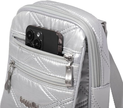 Baggallini Journey Crossbody Bags for Women 9x6 Small Lightweight Travel Handbag W/RFID
