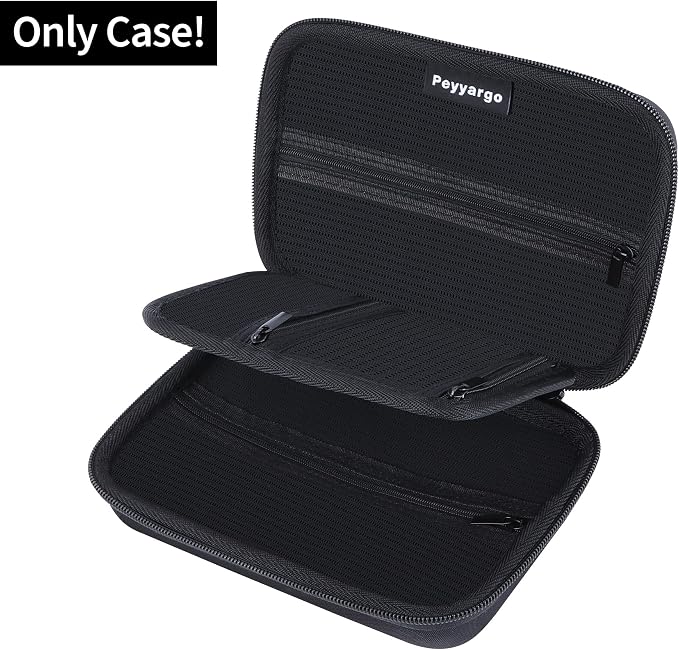 Electronic Organizer Travel Case for MacBook Power Adapter Chargers Cables Tech Organizer Hard Drive USB Flash Disk SD Card Cord Portable Electronics Accessories Bag