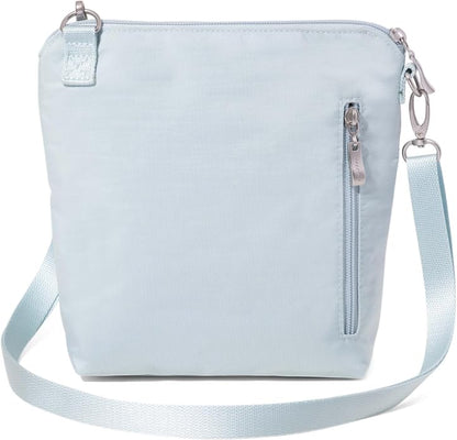 Baggallini Modern Pocket Crossbody Bag for Women, 8.5"x8.5" Handbag Purse with RFID, Lightweight Water-Resistant