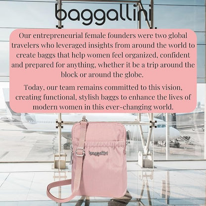 Baggallini Bryant Pouch Small Crossbody Bag for Women - Phone Purse with Crossbody Strap - Lightweight Crossbody Pouch