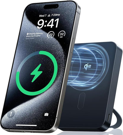 TORRAS Ostand 10,000mAh QI2 Magnetic Battery Pack with Stand & Magnetic Case — Buy Together to Save 15%