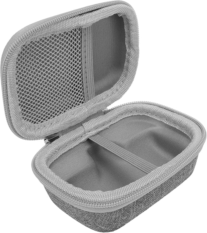 FOSA Power Bank Carrying Case, Battery Pack Storage Bag Soft Lining for Portable Charger (Gray)
