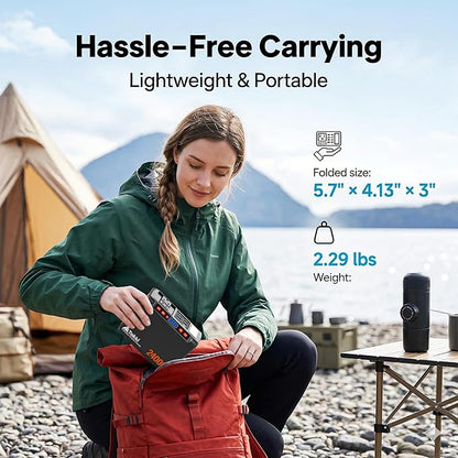 Takki 88.8Wh Portable Power Station Lithium Battery Small Generator Power Bank with 110V AC Outlet Battery Backup for Camping Home Use Emergency(Solar Panel Optional)