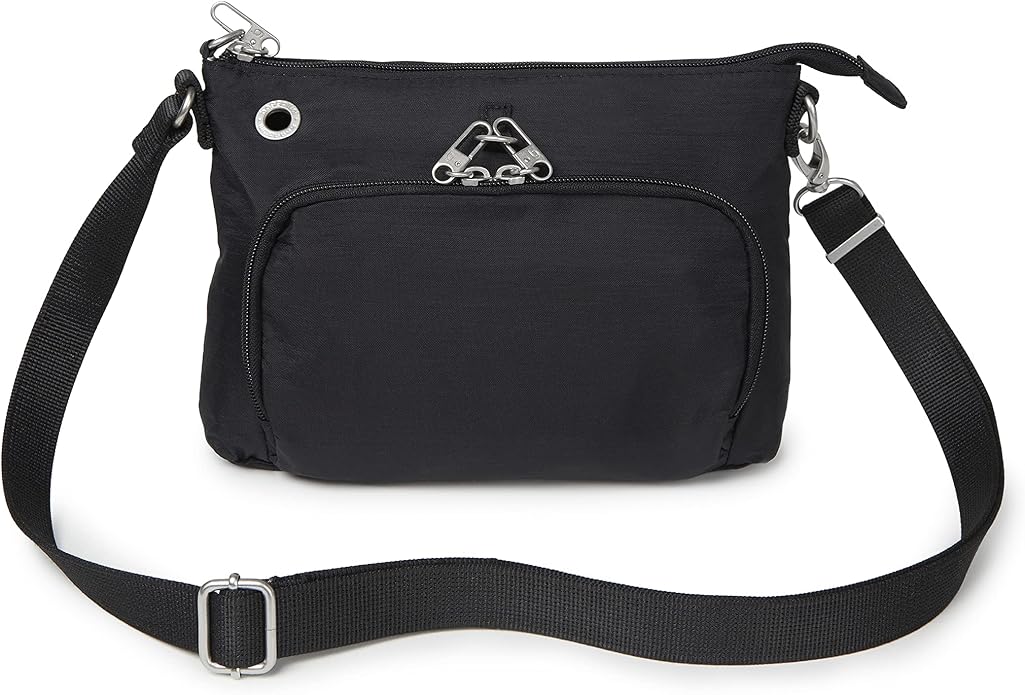 Baggallini womens Securtex Anti-theft Memento Crossbody Bag