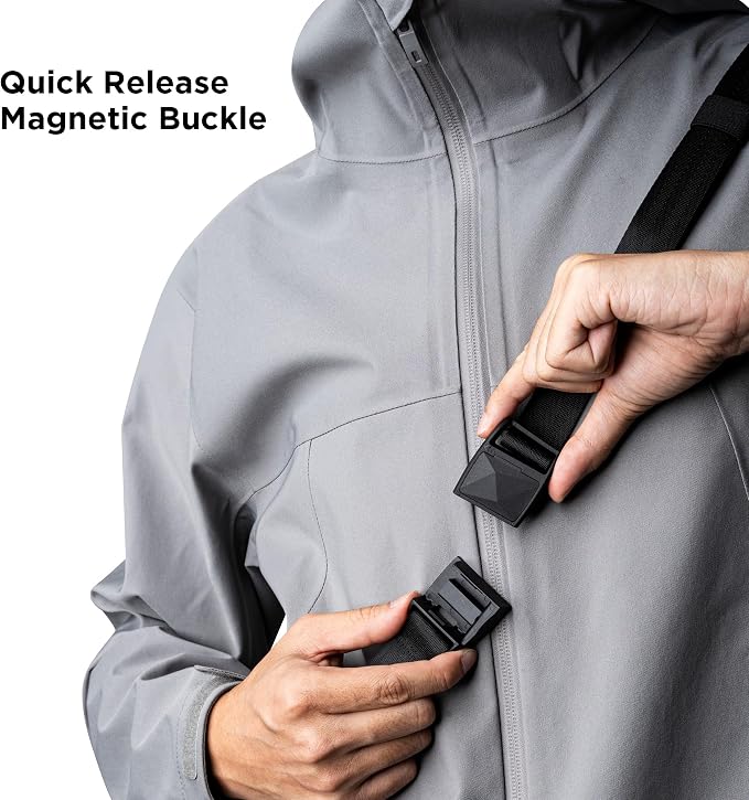 ALPAKA Elements Tech Case Tech Pouch 2.1L Cable Bag Black X-Pac VX21 | Weatherproof Fabric, YKK Aquaguard Zipper, Detachable Shoulder Strap, Ideal for Electronics & Accessories, Daily Work Travel