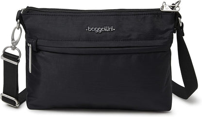 Baggallini womens Securtex Anti-theft Memento Crossbody Bag