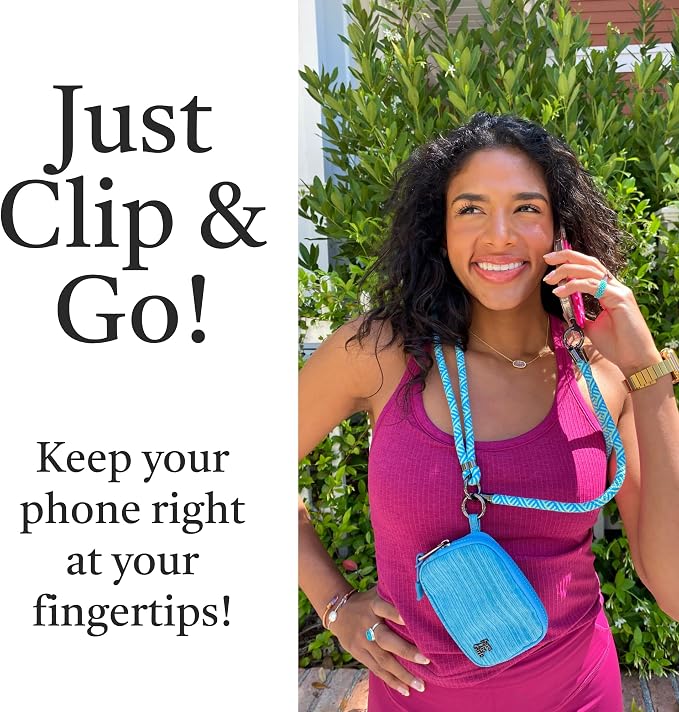 Save the Girls Active Rope Clip and Go Phone Strap – Cell Phone Lanyard for Life on the Move
