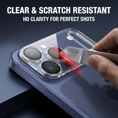 HANKN Quicksand Lens for iPhone 17 Pro Max Camera Lens Tempered Glass Protector, Ultra HD Clear 9H Hardness Anti-Scrach Dynamic Liquid Glitter Sand Cute Cover Strong Adsorption Case Friendly (Dark Purple, iPhone 17 Pro Max)