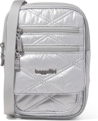 Baggallini Journey Crossbody Bags for Women 9x6 Small Lightweight Travel Handbag W/RFID