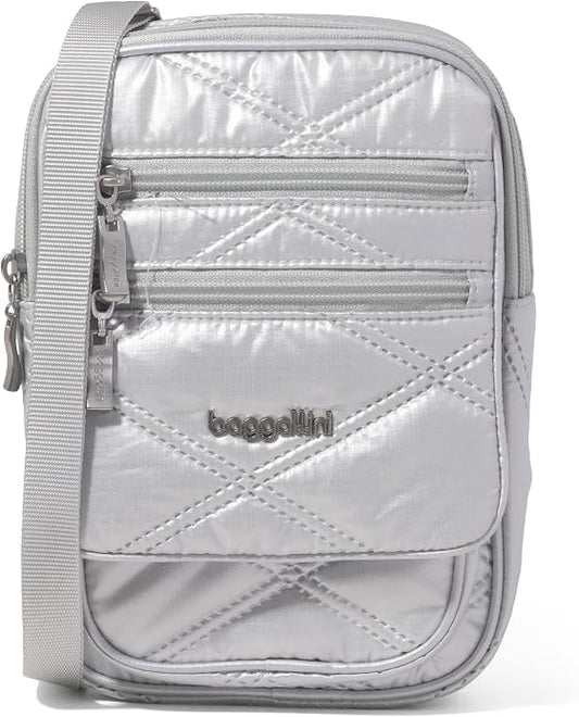 Baggallini Journey Crossbody Bags for Women 9x6 Small Lightweight Travel Handbag W/RFID