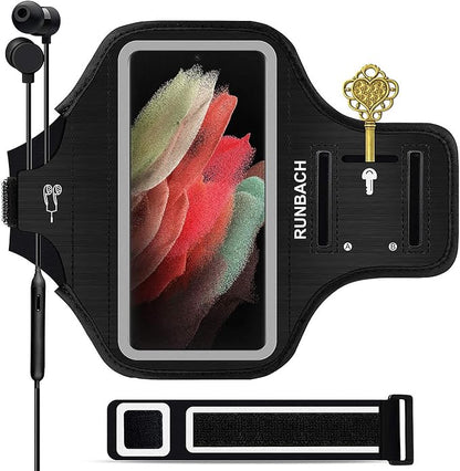 Armband for Samsung Galaxy S25 Ultra/S24 Ultra/S23 Ultra/S22 Ultra/S21+ 5G/S21 Ultra/S20 Ultra/Note 20 Ultra,Galaxy F16/F06/F05/A56/A36/A26/A16/M16/M06/M05/M55(Black)