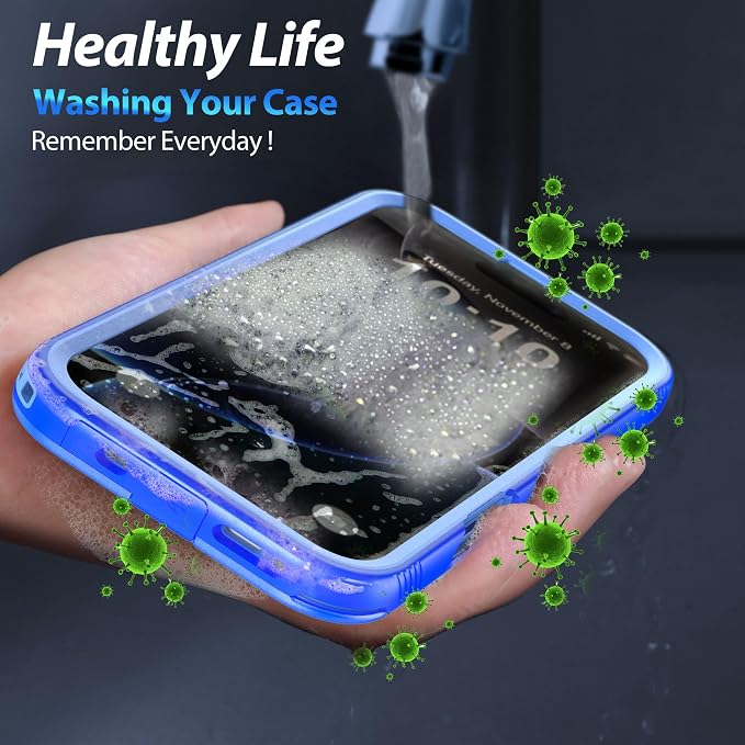 SPORTLINK for iPhone 16 Pro Max Case - IP68 Waterproof Military Protective Full Body Heavy Duty Shockproof 360 Sealed Dustproof with Camera Screen Protector Cover for i Phone 16 Pro Max 6.9" Blue
