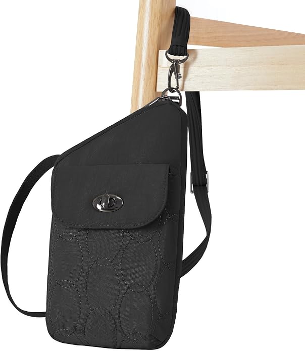 Travelon Anti-Theft Runways Slim Assymetric Crossbody