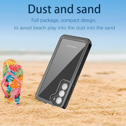 for Samsung Galaxy S23+ Plus Case, IP68 Waterproof Dustproof Case, [Built-in Screen Protector] Full Body Heavy Duty Rugged Phone Cover for Galaxy S23 Plus 6.6 Inch Black