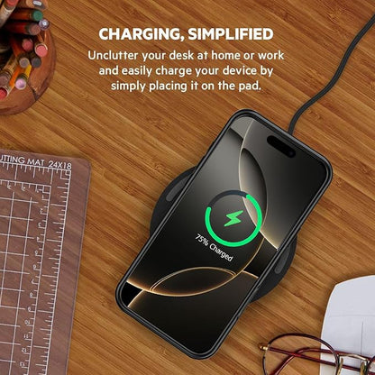 Battery Case for iPhone 16 Pro Max, Enhanced 12000mAh Portable Protective Wireless Charging Case Support Carplay Compatible with iPhone 16 Pro Max (6.9 inch) Rechargeable Battery Charger Cover(Black)