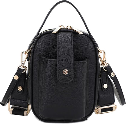 Mali+Lili Gail Vegan Leather Multi Compartment Crossbody Bag