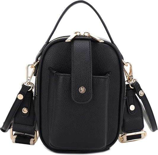 Mali+Lili Gail Vegan Leather Multi Compartment Crossbody Bag