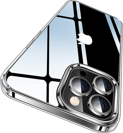 CASEKOO for iPhone 13 Pro Max Case Crystal Clear, [Never Yellow Technology] [Military-Grade Protection] Transparent Slim Cover Women Men for iPhone 13 ProMax Phone Case 6.7 inch, Clear