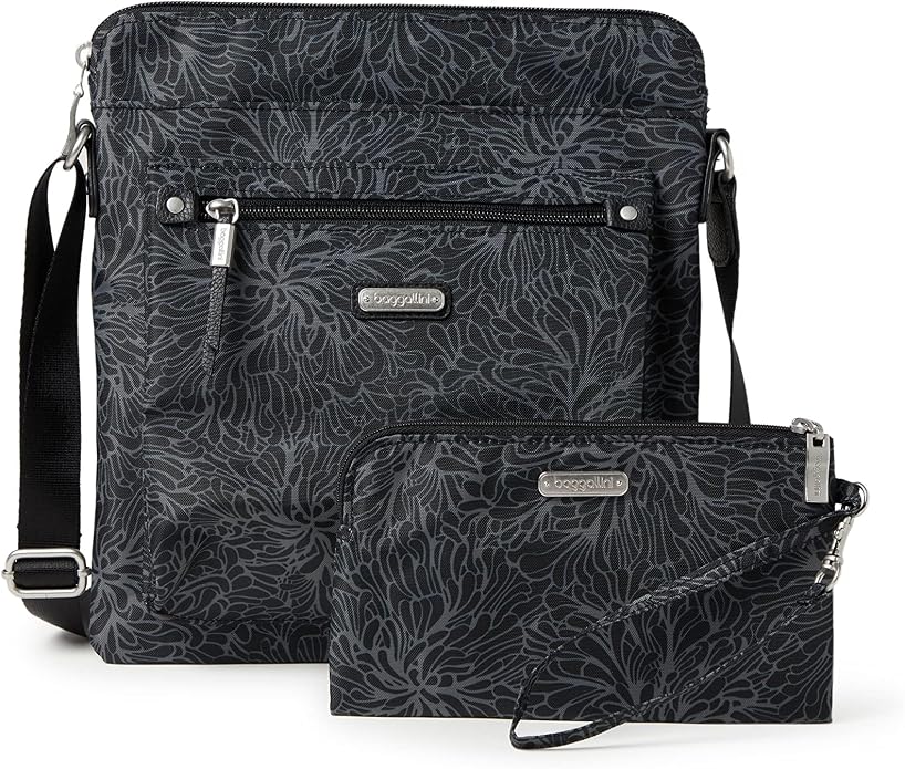 Baggallini womens Go Bagg With Rfid Phone Wristlet