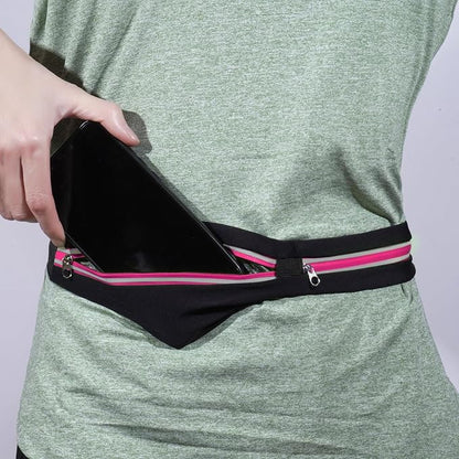 Fanny Pack for Men Women Slim Running Belt, Running Phone Holder Runners Pouch Waist Pack for Workout, Money Belt, Running Gear Accessories -Fits ALL Phones