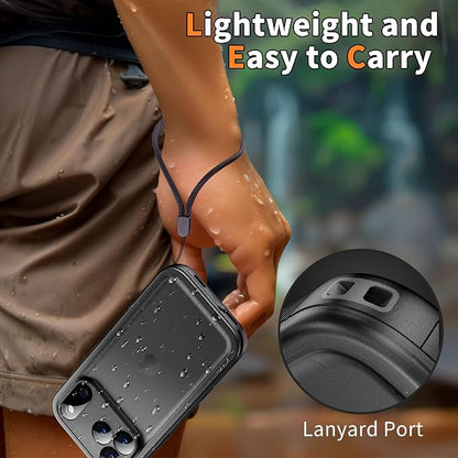 Cozycase TOP Waterproof Case for iPhone 17 Pro Max - Military Heavy Duty 360 Shockproof Full Body with Screen Camera Protector Double IP68 Water Dust Drop Proof Hard Rugged 17PM Front Back Slim Cover