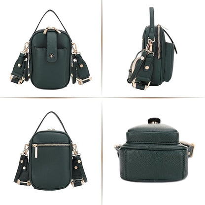 Mali+Lili Gail Vegan Leather Multi Compartment Crossbody Bag