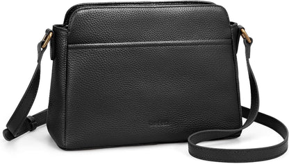 befen Anti-theft Crossbody Bag for Women Genuine Leather, Small Cross Body Shoulder Handbags with RFID Card Slots