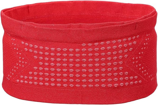Slim Running Belt, Running Fanny Pack Phone Holder for Women Men Waist Bag Moisture Wicking Storage Belts Bag- Fitting for (Storage Phone-Travel- Sports- Hiking) Red & M