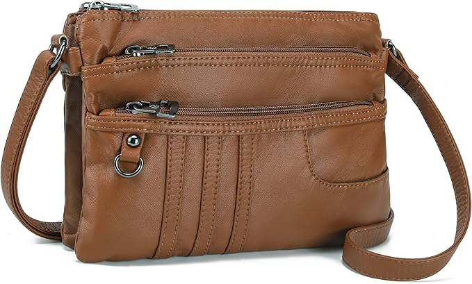 MINICAT Multiple Pockets Small Crossbody Purse Cell Phone Purse Shoulder Bags for Women Cross Body Bag for Woman