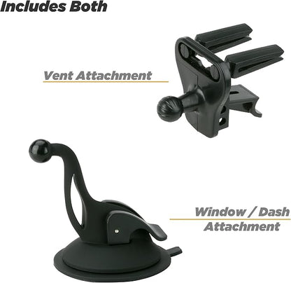 Scosche HDVM Universal 3-in-1 Vent/Windshield/Dashboard Cell Phone Holder Car Mount, Suction Cup Phone Mount with Vent Clip, Compatible with iPhone 16/15/14/13/12 & Mobile Phones up to 3.5 inches