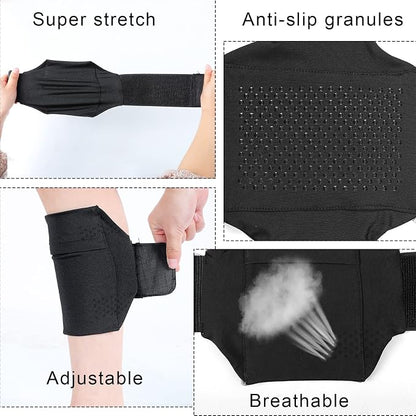 Bonuci 3 Pack Cell Phone Leg Strap Leg Phone Holder Calf Band Armband Ankle Wallet with Adjustable Non Slip Strap for Women Men Running, Walking, Equestrian, Motorcycle or Hiking