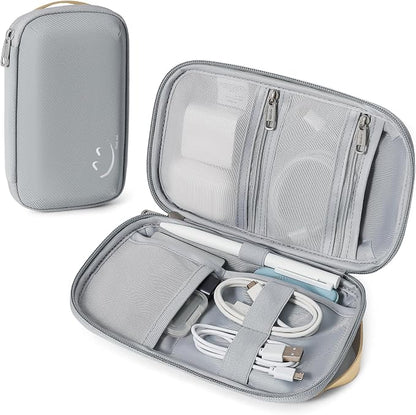 Travelkin Travel Cord Organizer, Cable Organizer For Electronic Accessories | Small electronics organizer,charger organizer travel case, lightweight tech pouch for Card,Usbs, travel essentials