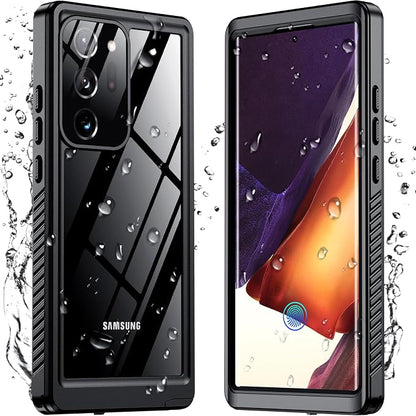 Temdan for Samsung Galaxy Note 20 Ultra Case Waterproof, [Military-Grade Drop Protection] [IP68 Underwater] Full Body Heavy Duty Rugged Shock-Proof Case for Note 20 Ultra 6.9''-Black