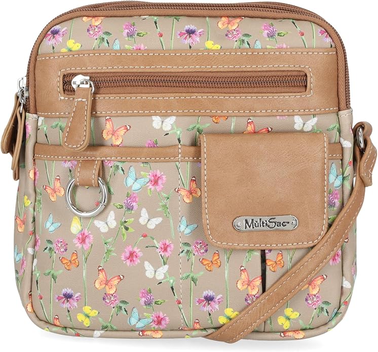 Multisac Women's MultiSac North South Mini Zip Around Crossbody