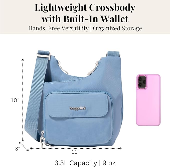 Baggallini Women Criss Cross Crossbody Bag