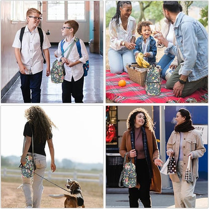 sportsnew Water Bottle Holder with Strap 32oz 40oz Insulated Water Bottle Carrier Sling Bag with Phone Pocket Crossbody