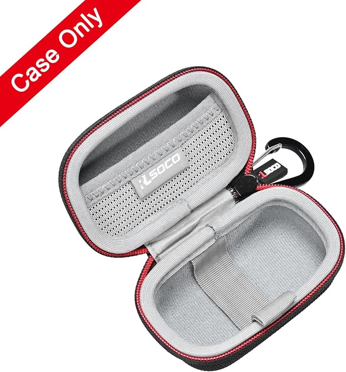RLSOCO Carrying Case for Anker Nano Power Bank with Built-in USB-C Connector/with Built-in MFi Certified Lightning Connector Portable Charger - Black (Case Only)