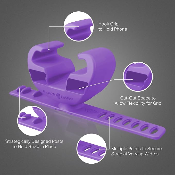 Silicone Bike Phone Holder Designed for Peloton and Exercise Bike- Cell Phone Mount for Stationary Exercise Bike Accessories
