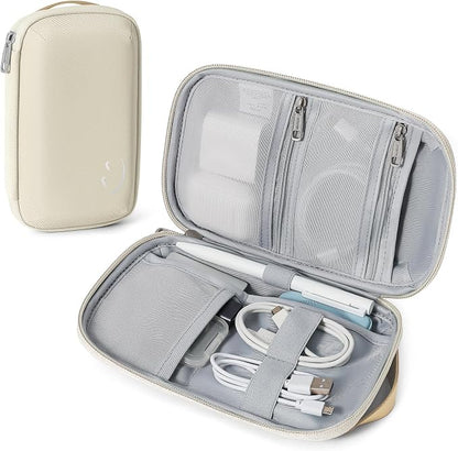 Travelkin Travel Cord Organizer, Cable Organizer For Electronic Accessories | Small electronics organizer,charger organizer travel case, lightweight tech pouch for Card,Usbs, travel essentials