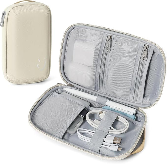 Travelkin Travel Cord Organizer, Cable Organizer For Electronic Accessories | Small electronics organizer,charger organizer travel case, lightweight tech pouch for Card,Usbs, travel essentials